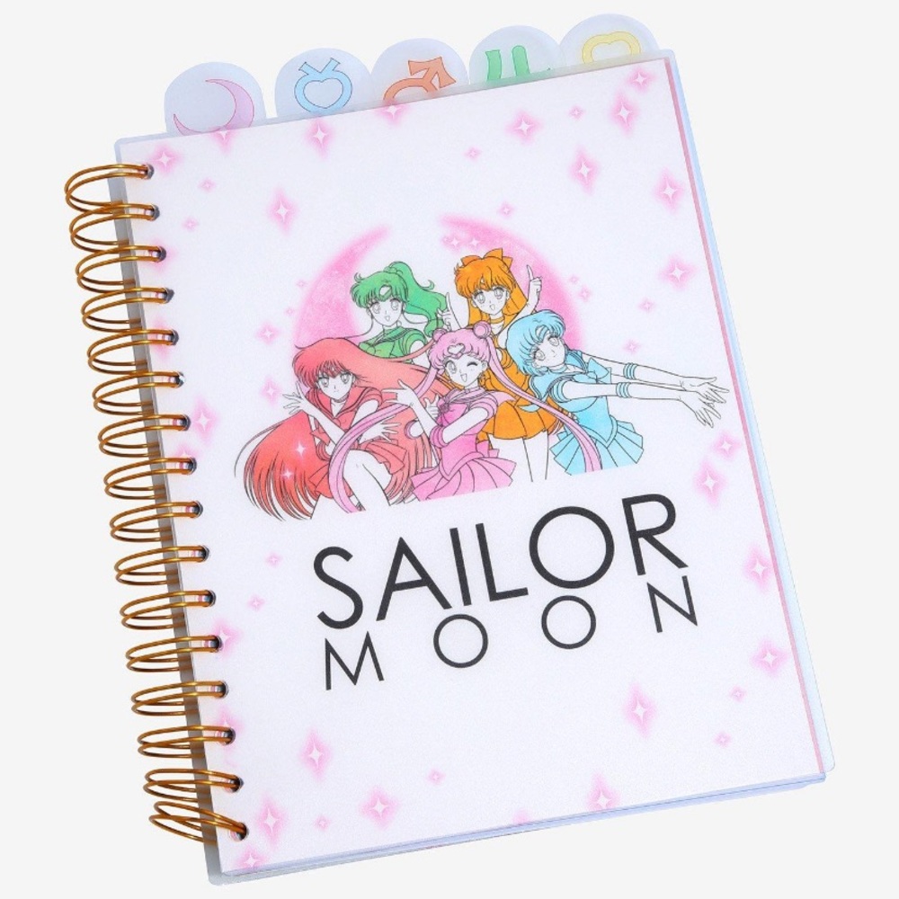 Sailor Moon Tab Journal Hot Topic Mars Jupiter Venus Mercury‎